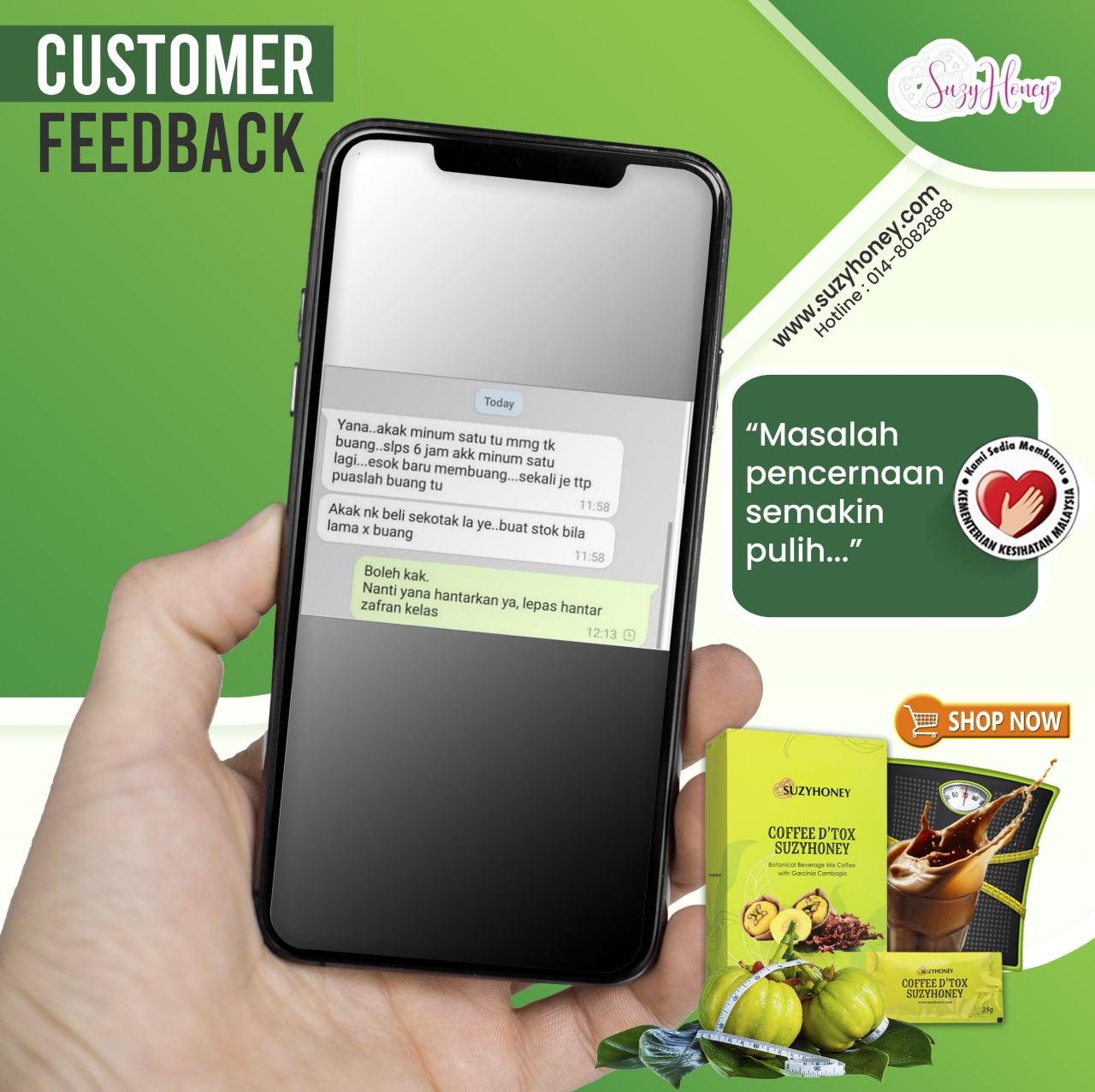 Kopi D'Tox SuzyHoney