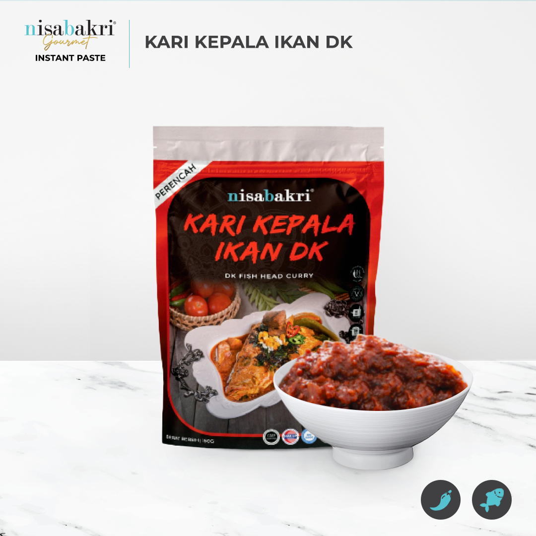 Instant-Paste Kari Kepala Ikan DK 150 Gramm