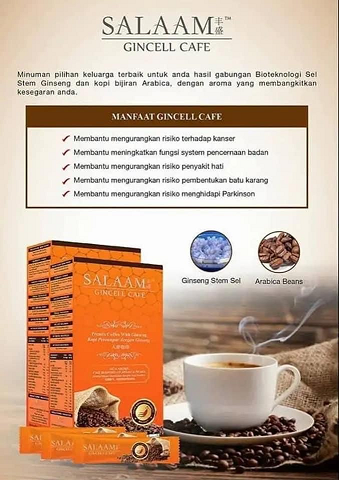 Salaam Gincell Cafe (3 Boxes) + FREE Shipping