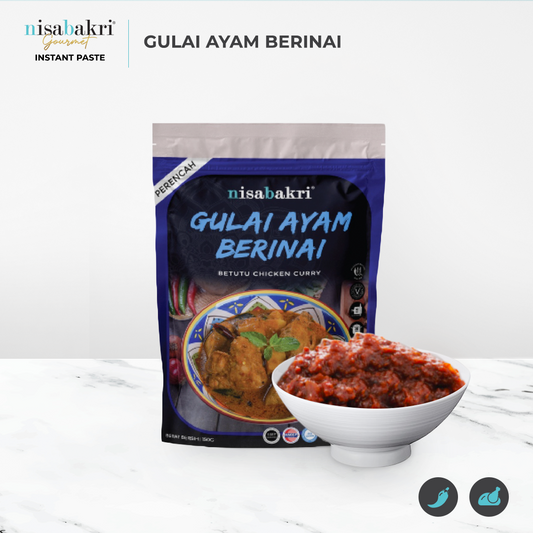 Pâte instantanée Gulai Ayam Berinai 150 grammes