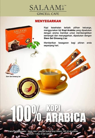 Salaam Gincell Cafe (3 dozen) + GRATIS verzending