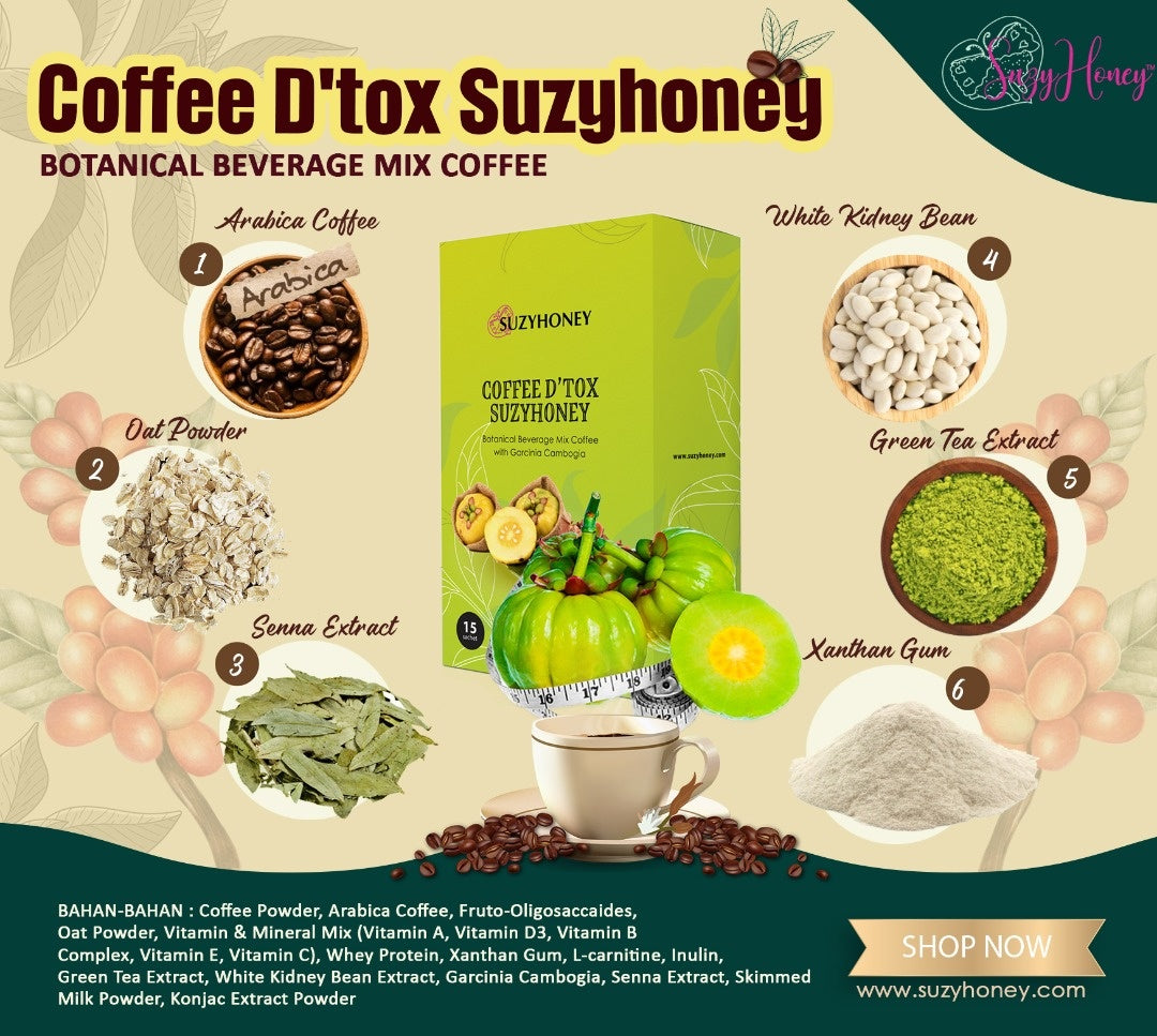 COFFEE D'TOX SUZYHONEY 排毒咖啡